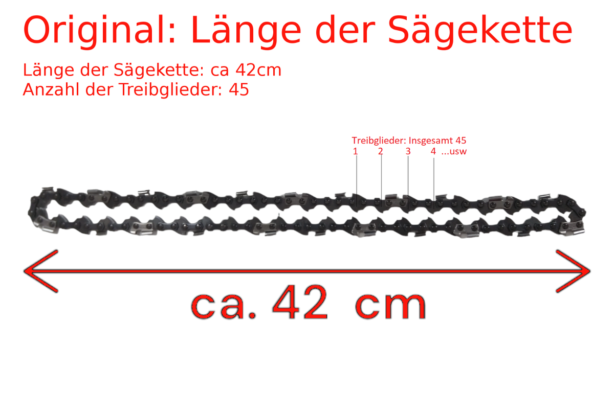 2 X Su00e4gekette 30 Cm / 1,1 Mm / 3/8" / 46 TG Kompatibel Mit Oregon 90PX046XMK