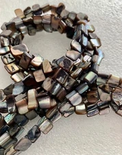 LOT of 5 strands of Erose Shell Beads