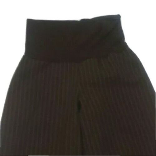 Rue 21 Stretch Waist Pinstripe Crop Capris gaucho PANTS Small S - Picture 3 of 5