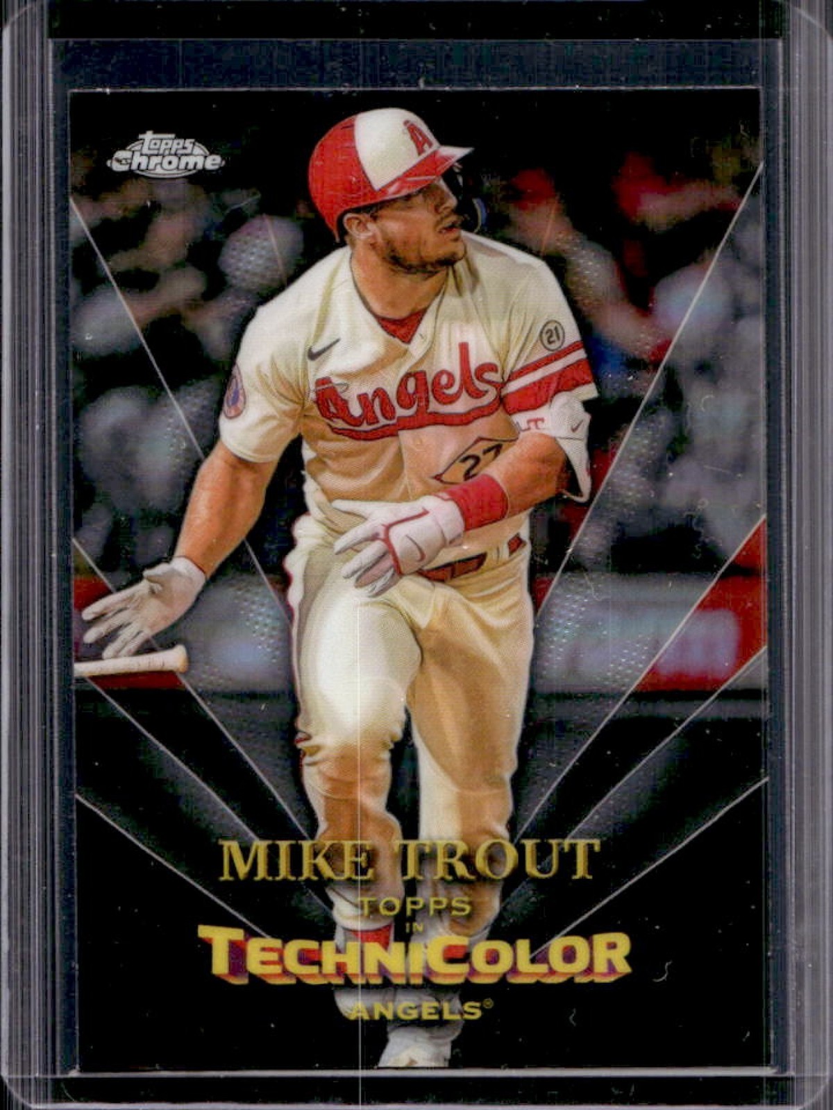 2023 Topps Chrome Mike Trout in Technicolor #TT-1 Angels