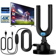 Portable Indoor TV Aerial with Signal Booster Digital HD Freeview Aerial Ariel