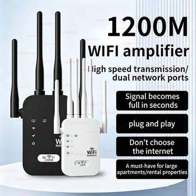 5G 2,4G 1200M WLAN Range Extender Internet Router WLAN Repeater-Verstärker