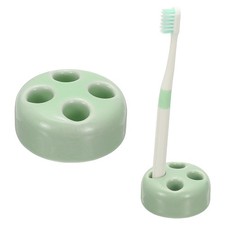 Mini Ceramics Toothbrush Holder Stands, Green