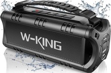 W-KING Bluetooth Speaker, 30W RMS 60W Peak Portable Wireless Loud Speakers