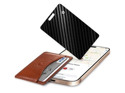 Wallet Tracking Card Slim Recharge. Bluetooth Locator Smart Finder Comp.w/Apple