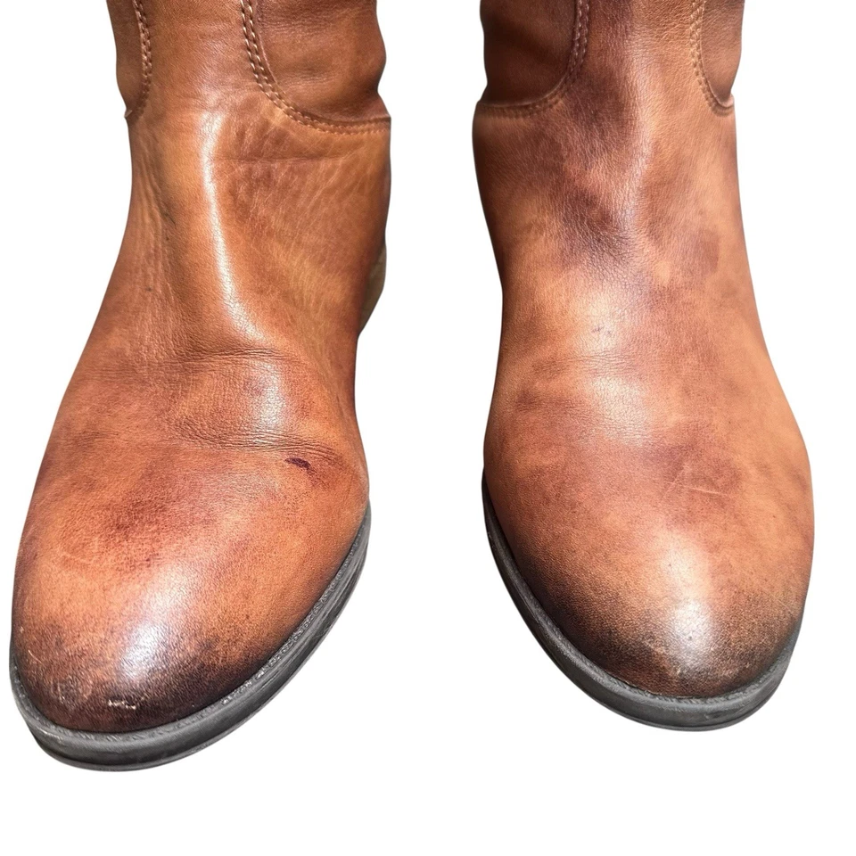 Sam Edelman Penny Whisky Leather Casual Brown Riding Boots Equestrian Size 7 - Image 4 of 4