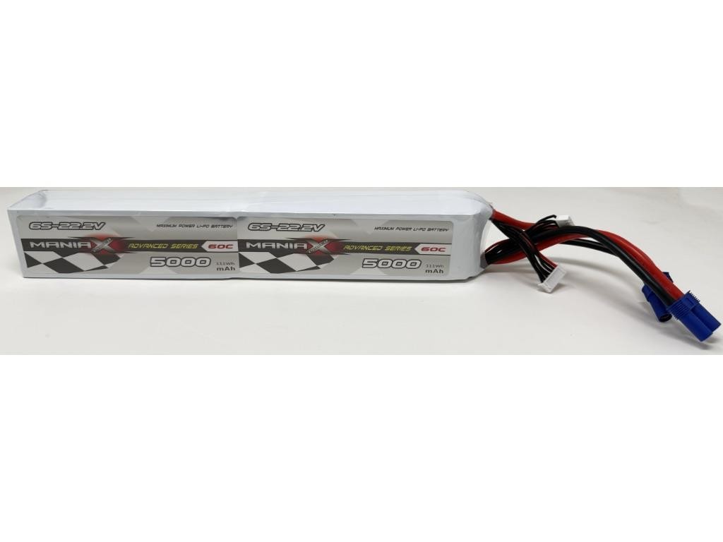 ManiaX 12S-44.4v 5000mah 60C Lipo : MX5000-12-60