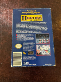 Advanced Dungeons & Dragons Heroes of the Lance Nintendo NES BOX & GAME