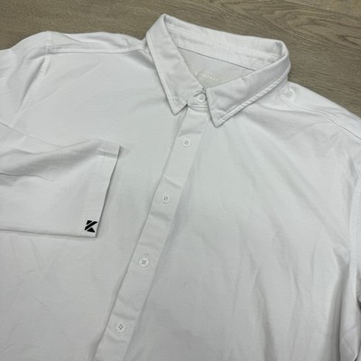 Noble Threads Gen 3 White Button Up Shirt Sz XL Preppy Casual
