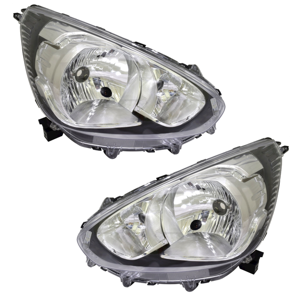 Scheinwerfer Set FüR Mitsubishi Space Star 2012-2019 H4 Halogen LWR Motor-image