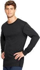 Duofold Men’s Mid-Weight Thermal Crew – Long-Sleeve, Wicking, Multi-Size Fit