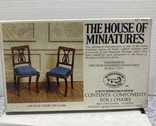  The House of Miniatures Lyre Back Chair 40044