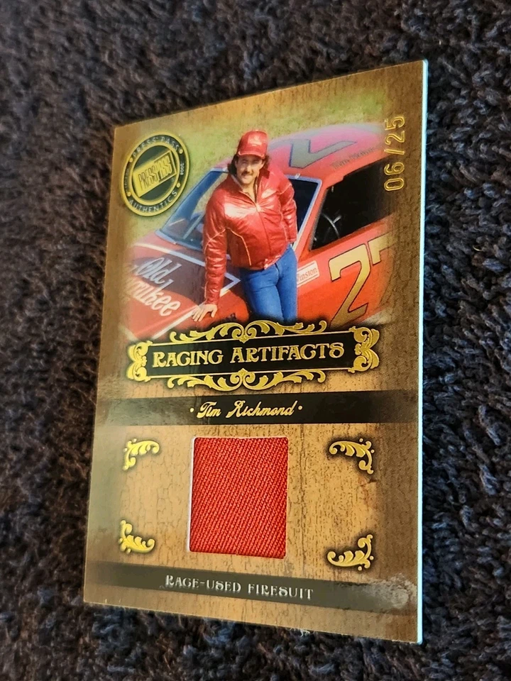 2008 Press Pass Legends Artifacts Tim Richmond Race Used Firesuit.. 06/25 - Image 4 of 4