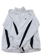 Adidas Men's Track Jacket White Climacool Mesh Polyester M