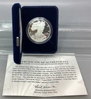 2005 W Proof American Silver Eagle - With Box & CoA