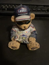 Jimmie Johnson 4” Lowe’s resin collectible racing bear figure
