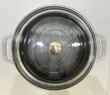 STAUB Cast Iron Dutch Oven Cocotte with Glass...