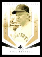 2004 SP Legendary Cuts #97 Rick Ferrell Washington Senators