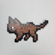 Brown Cat Walking Zelda Minish Cap Perler Bead Pixel Art