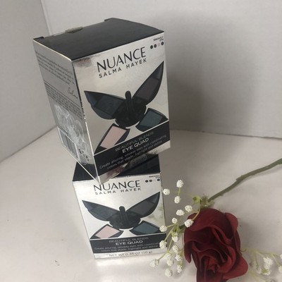 Nuance by Salma Hayek Eye Shadow Quad in ''Smokey  075 Lot of 2 NIB