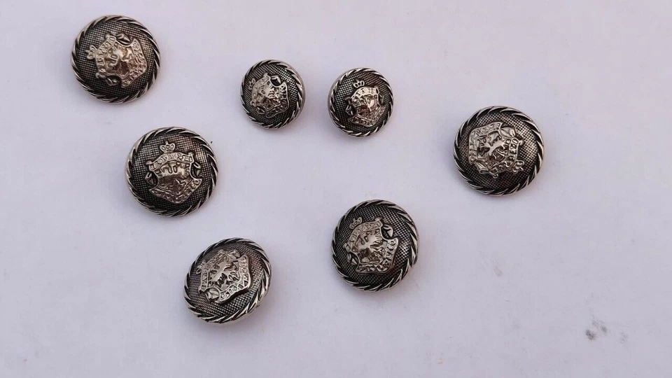 Copper Coat Jacket Button Retro Metal Button Antique Brass Clothes Decorative - Image 4 of 4