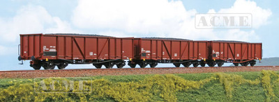 ACME 45031 Set 3 Wagen Typ Eas FS, Mit Kohleladung