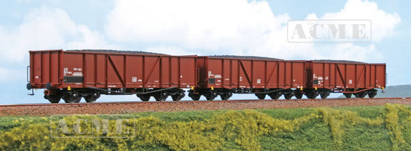 Acme 45031 Set 3 Wagen Typ Eas Fs, Mit Kohleladung-image