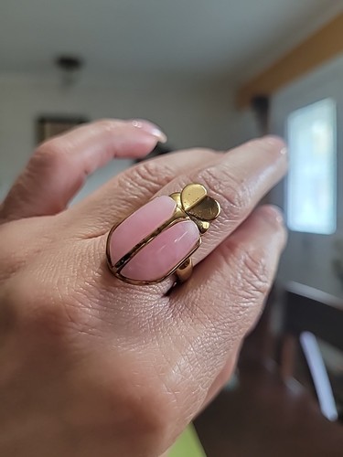 KATE SPADE NY LOVE BUGS JADEKÄFER STATEMENT-RING IN ROUGE PINK. Gr. 8 Neu mit Etikett - Bild 8 von 10