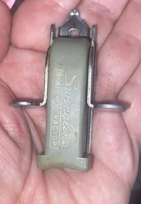 Vintage Swingline Staple X Tractor Staple Extractor (Gray)