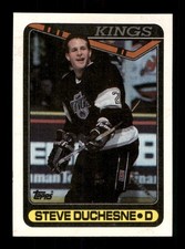  Steve Duchesne 28 Kings Hockey 90 Topps 86 Sports Trading Card TC