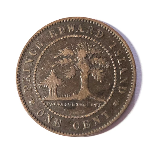 1871 Prince Edward Island Large Cent — photo from the most recent tracked eBay sale