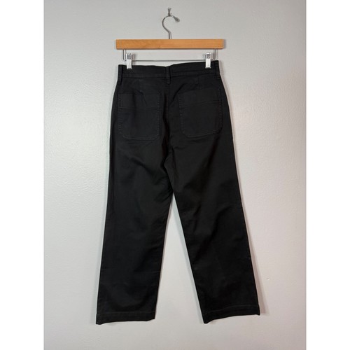 J.Crew Sailor slim wide-leg chino pant Black 25 NWT - Picture 4 of 6