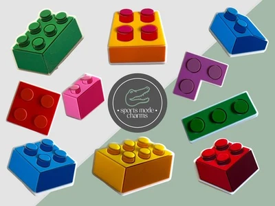 SPORTS MODE CHARMS Bausteine - Charms für Schuhe Clogs Sandale - Spielzeug Steine Konstruktionsspielzeug