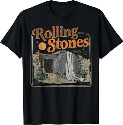 The Stone was Rolled Away He is Alive Retro Christian Easter T-Shirt