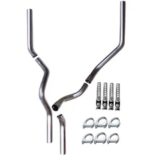 Dual 3" Conversion Exhaust Kit fits: 1996 Chevy K1500-K2500