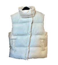 beige gilet size XS outer-coat coat BRAND NEW buttons + zip up to close cheap
