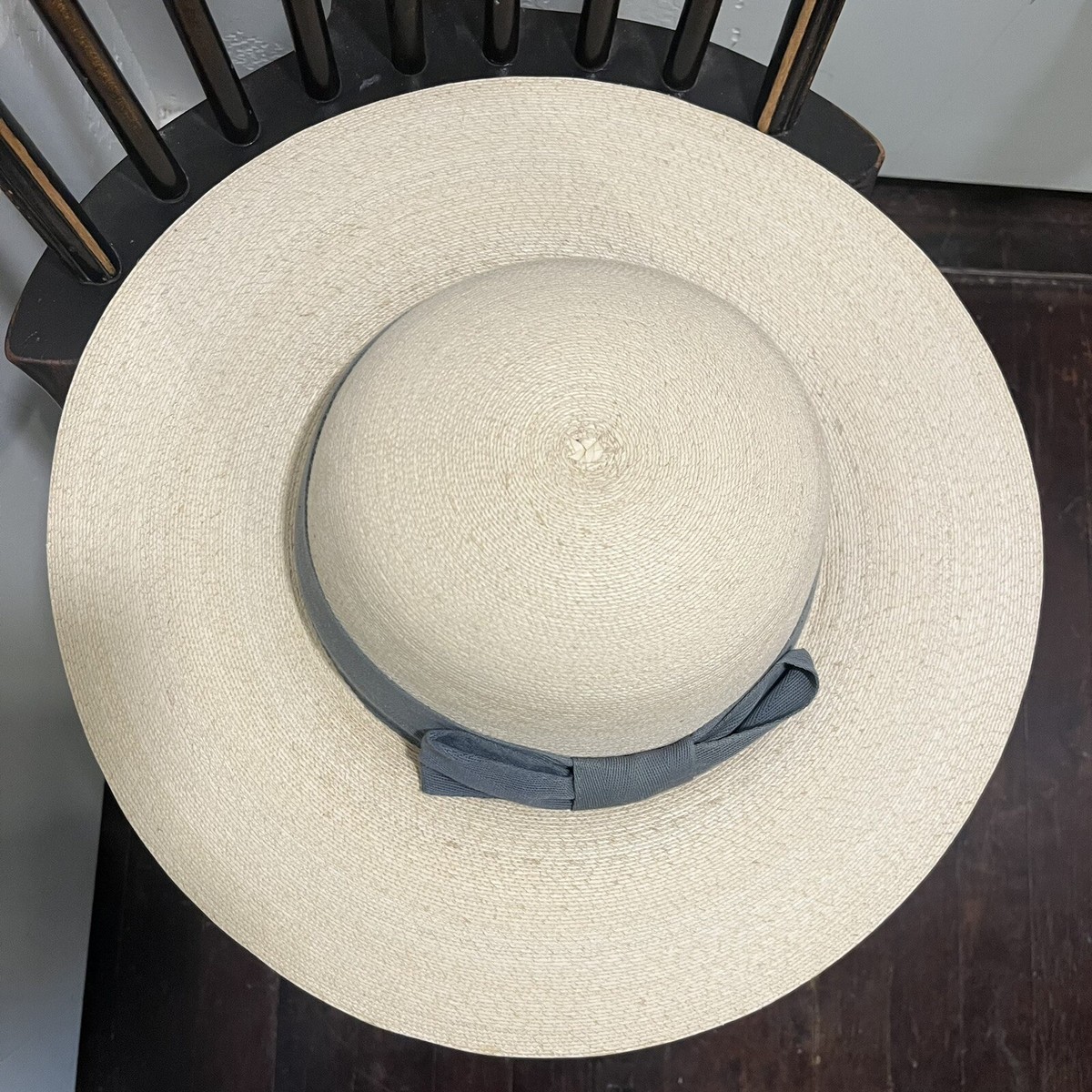 Vintage Optimo Custom HatWorks Casa Blanca Natural Palm Leaf  display picture 1