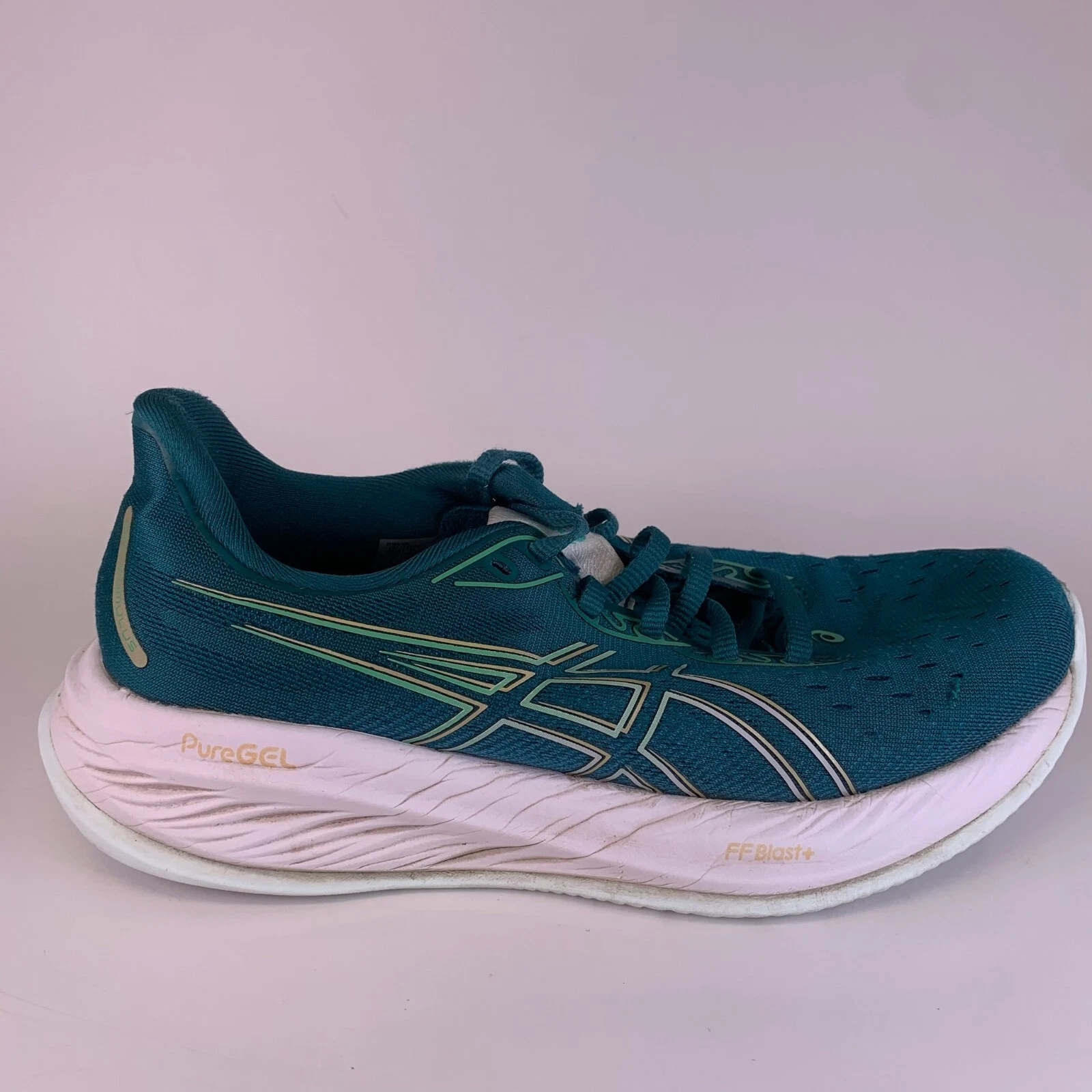 Scarpe da corsa ASICS donna Gel Cumulus 26 1012B599 blu sneakers taglia 8