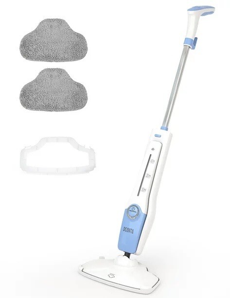 Powerful 1800W Steam Mop for Hard Floors with 470ml Tank 20s Heat-Up UK RRP £59.99-image