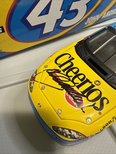 2002 RICHARD PETTY OWNERS Cheerios #43 John Andretti Dodge DIECAST 1/24 SIGNED - Picture 6 of 13