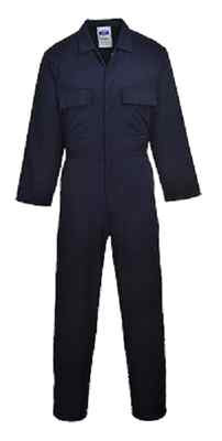 NAVY FORTIS QUALITY COVERALL EASY CARE FABRIC SNAP CLOSURE XS-6XL & TALL S999 *