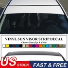 Sun Visor Strip Windshield Banner Vinyl Long Lasting Premium Blank Decal