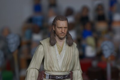 1/12 Starwars black series Qui-gon jinn custom painted head | eBay