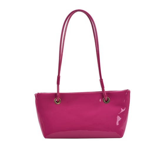 Smooth Korean Style Underarm Bag Large Capacity Commuting Tote Bag Woman Girls - Picture 9 of 17
