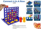 Connect Four In A Row 4 In A Line Board Game Kids Educational Toy Family-UK
