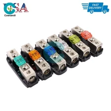 Car Audio Fuse Power Fuse Holder 30A 40A 60A 80A 150A Fusebox Car Fuse DC12-48V