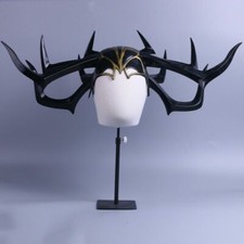 Cosplay The Thor 3 Hela Mask Latex Helmet Halloween Party Prop Handmade New