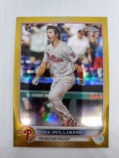 2022 Topps Chrome LUKE WILLIAMS Gold Refractor /50 PHILLIES Marlins RC Rookie