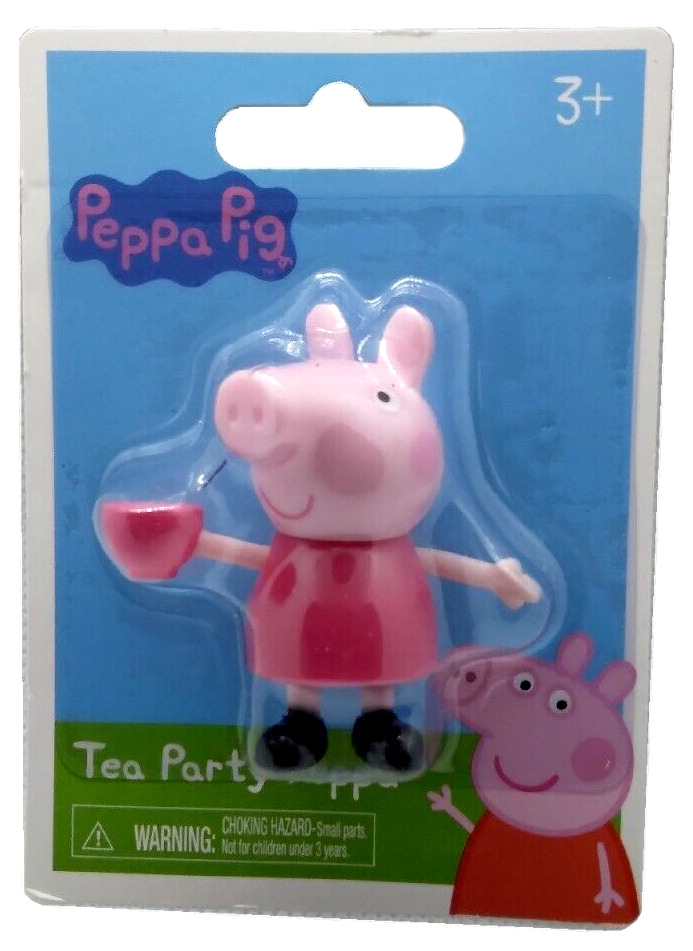 Peppa Pig~  2'' Toy Figure with Cup Brand New Hasbro
