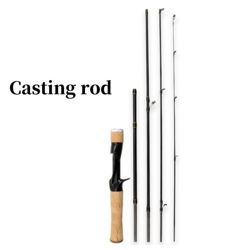 Spinning Casting Fishing Rod Carbon Fishing Rod 5 Sections 1.55m-1.8m Travel Rod - Picture 9 of 42
